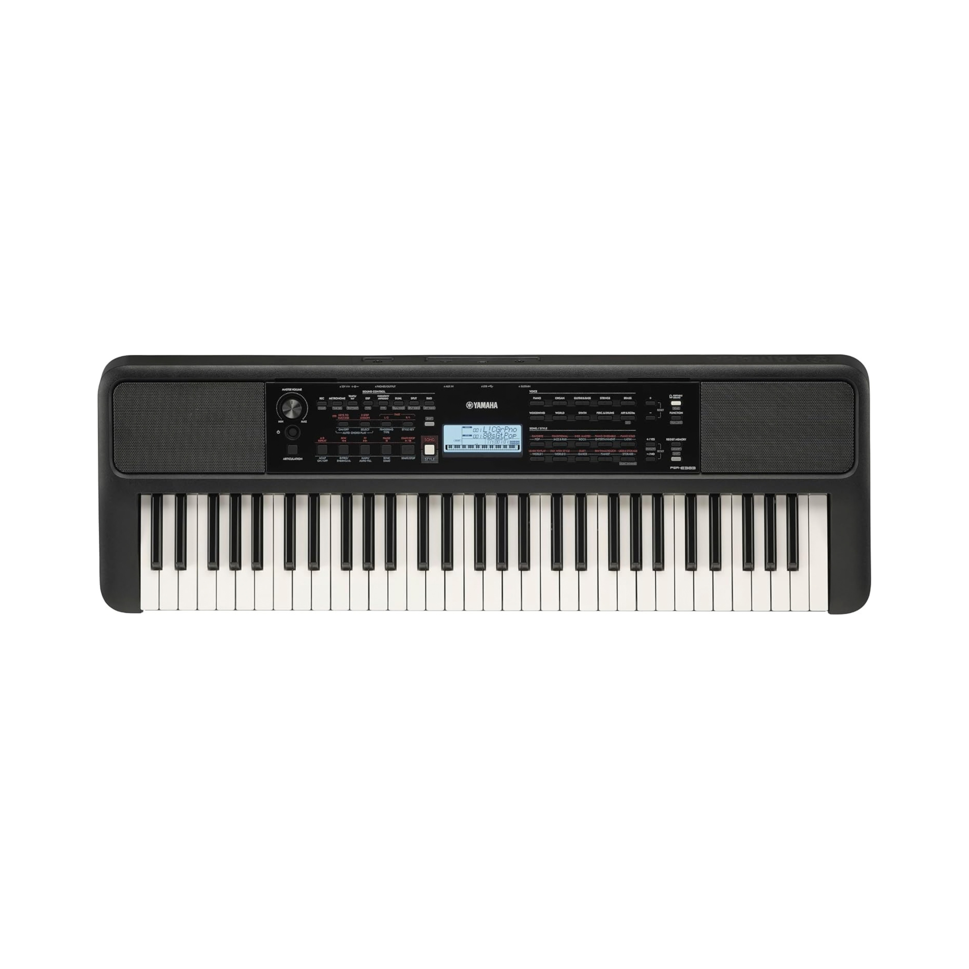 Yamaha 61-Key Portable Keyboard for Beginners with Learning Tools