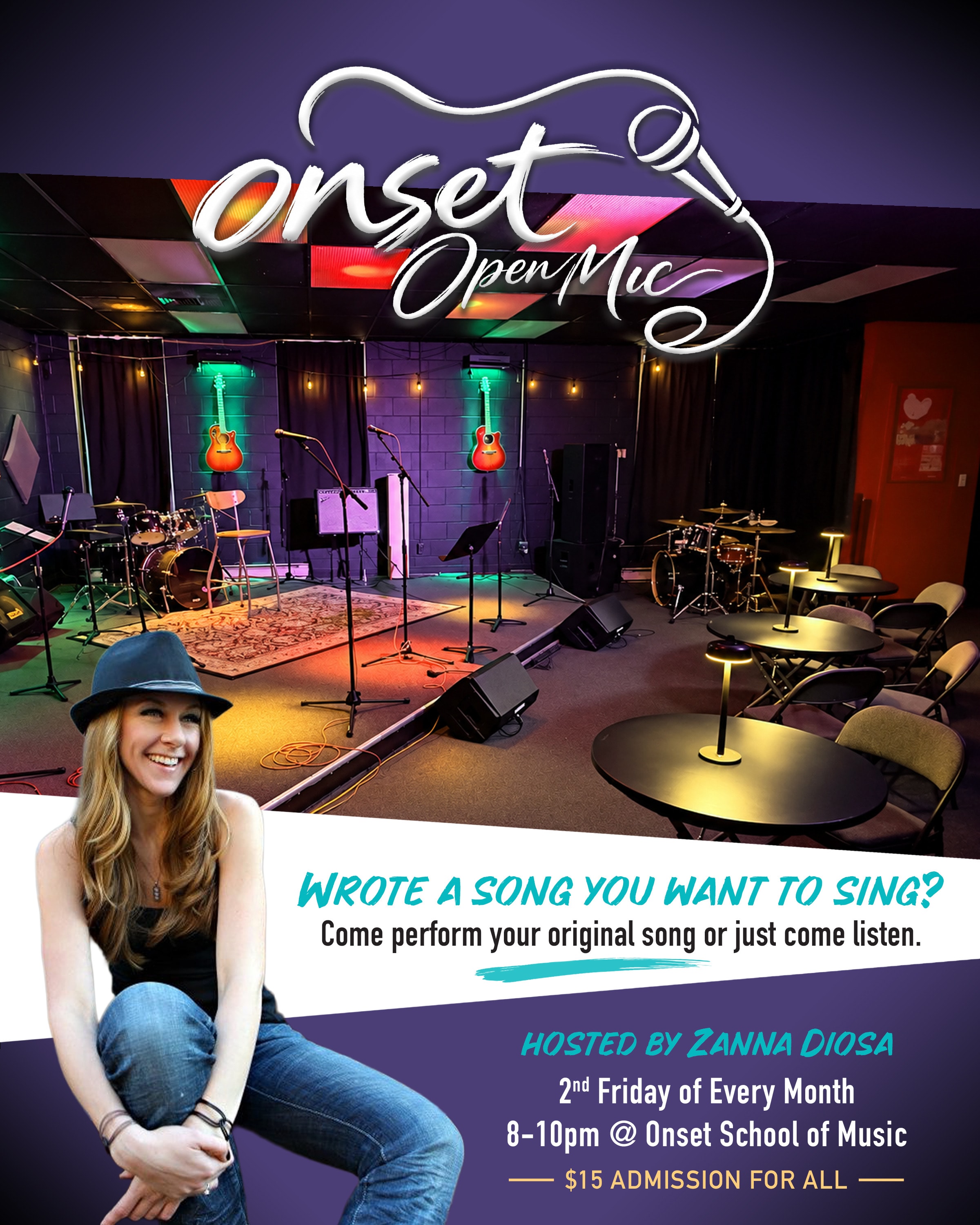 Singer-Songwriter Open Mic Night poster
